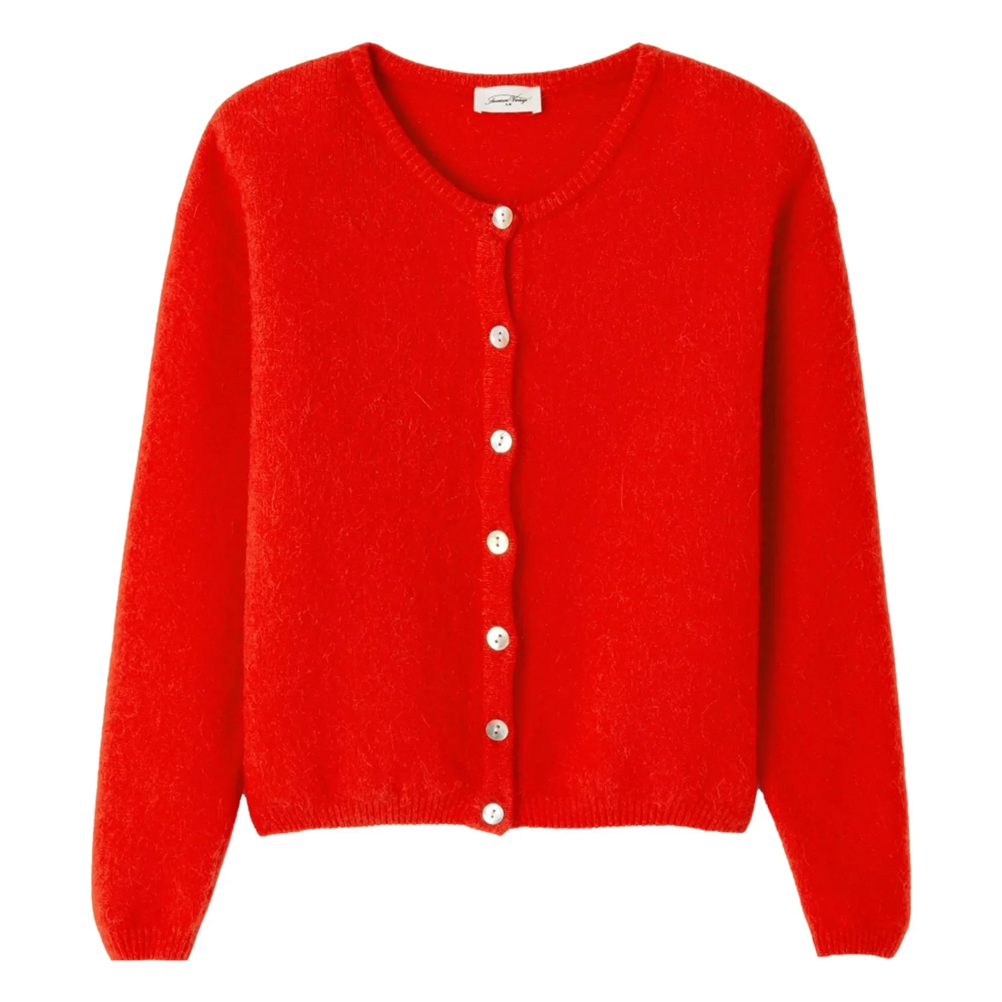 American Vintage - Vitow Weste aus Alpaka und Wolle | Rot