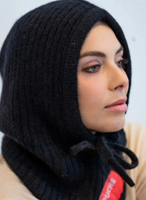 K'puche - Khira Alpakahoodie | Schwarz
