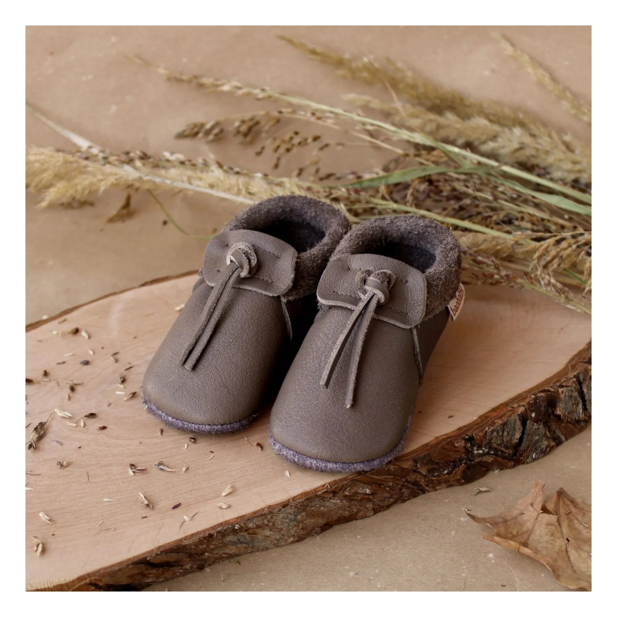 Baobaby - Lederpantoffeln | Mokka