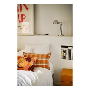 HKliving - Kariertes Kissen | Orange