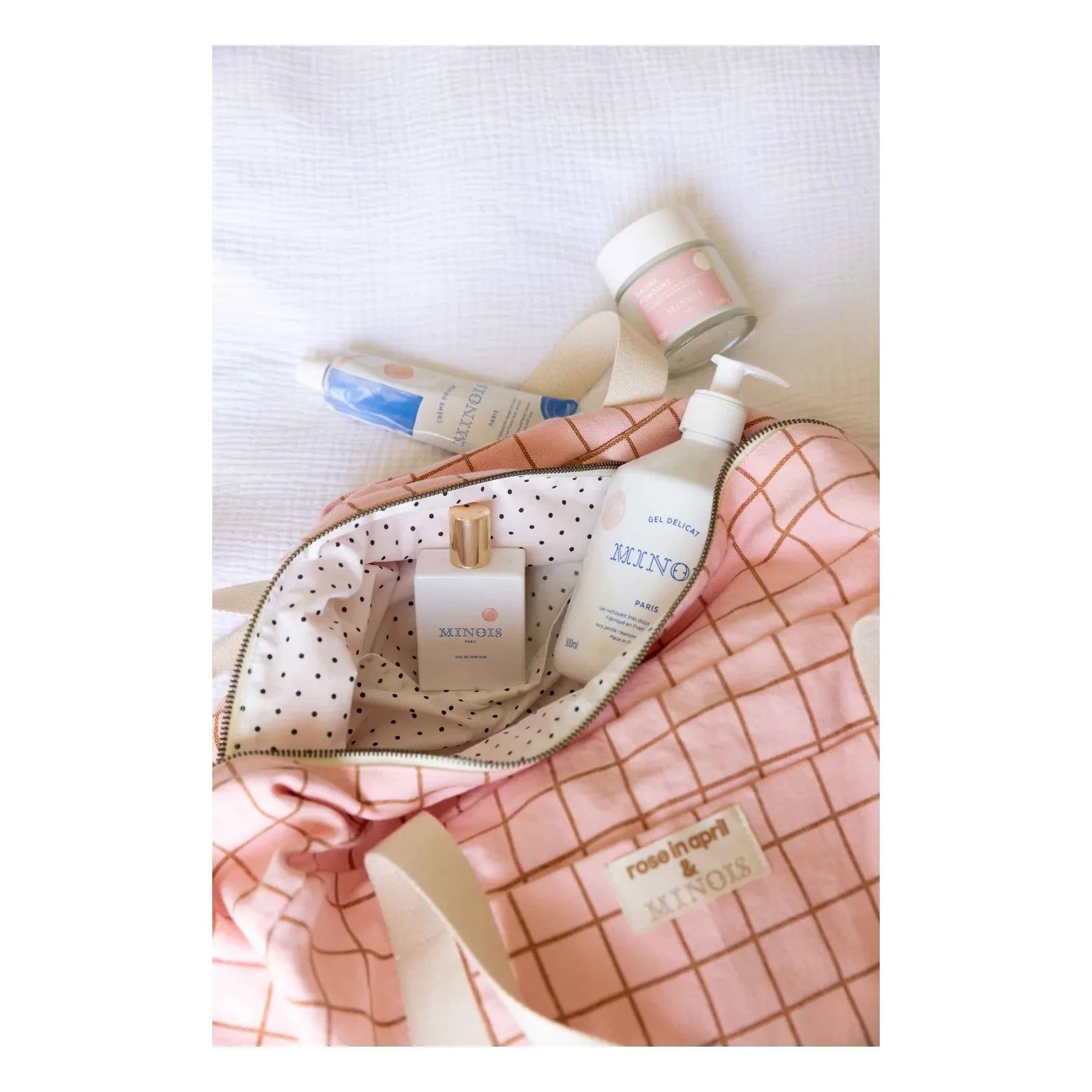 Minois - Mama Çantası seti, Minois x Rose in April