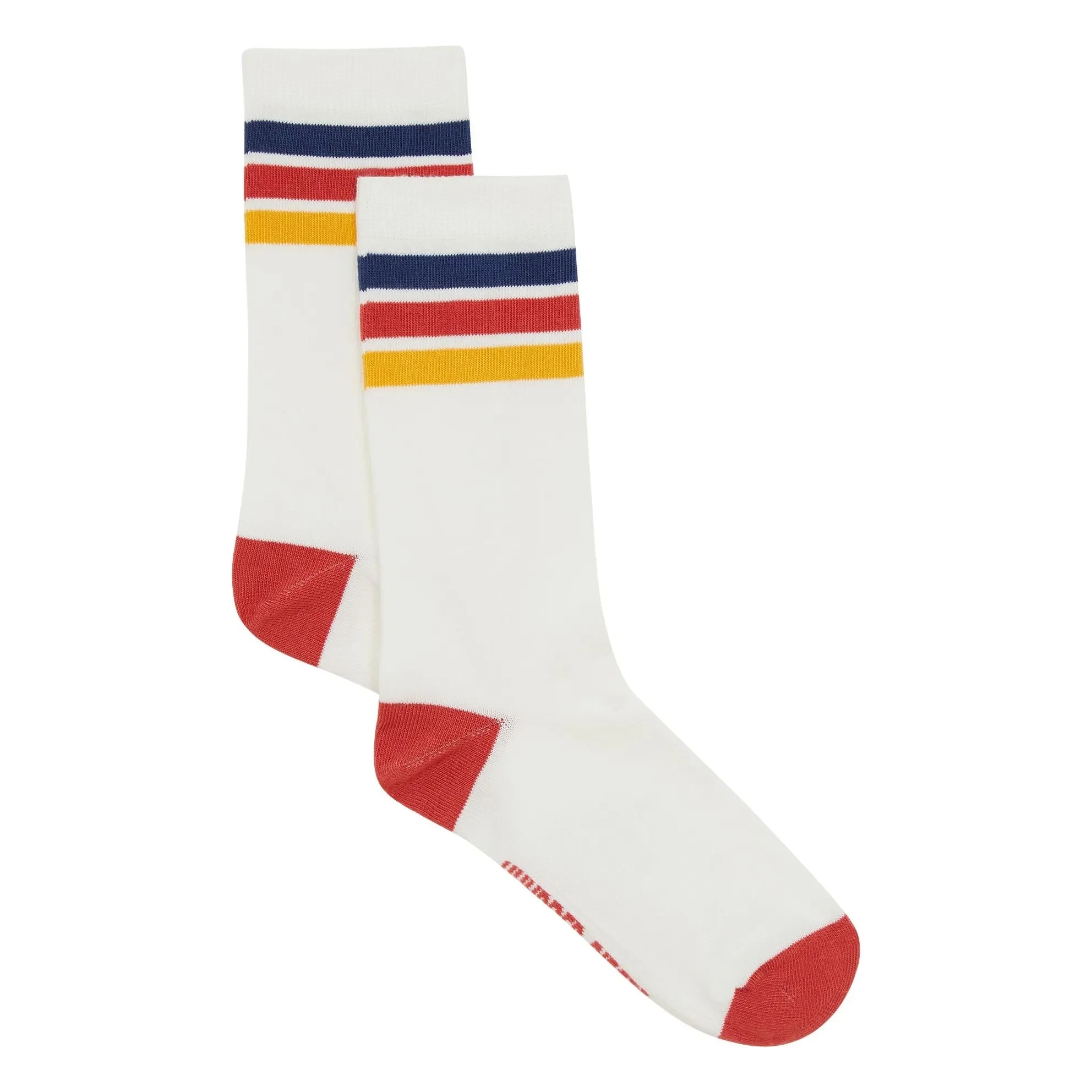 Hundred Pieces - CLASSIC STRIPES WEISSE SOCKEN | Ecru