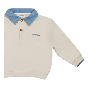 Donsje - Priem Bio-Baumwoll-Sweatshirt | Ecru