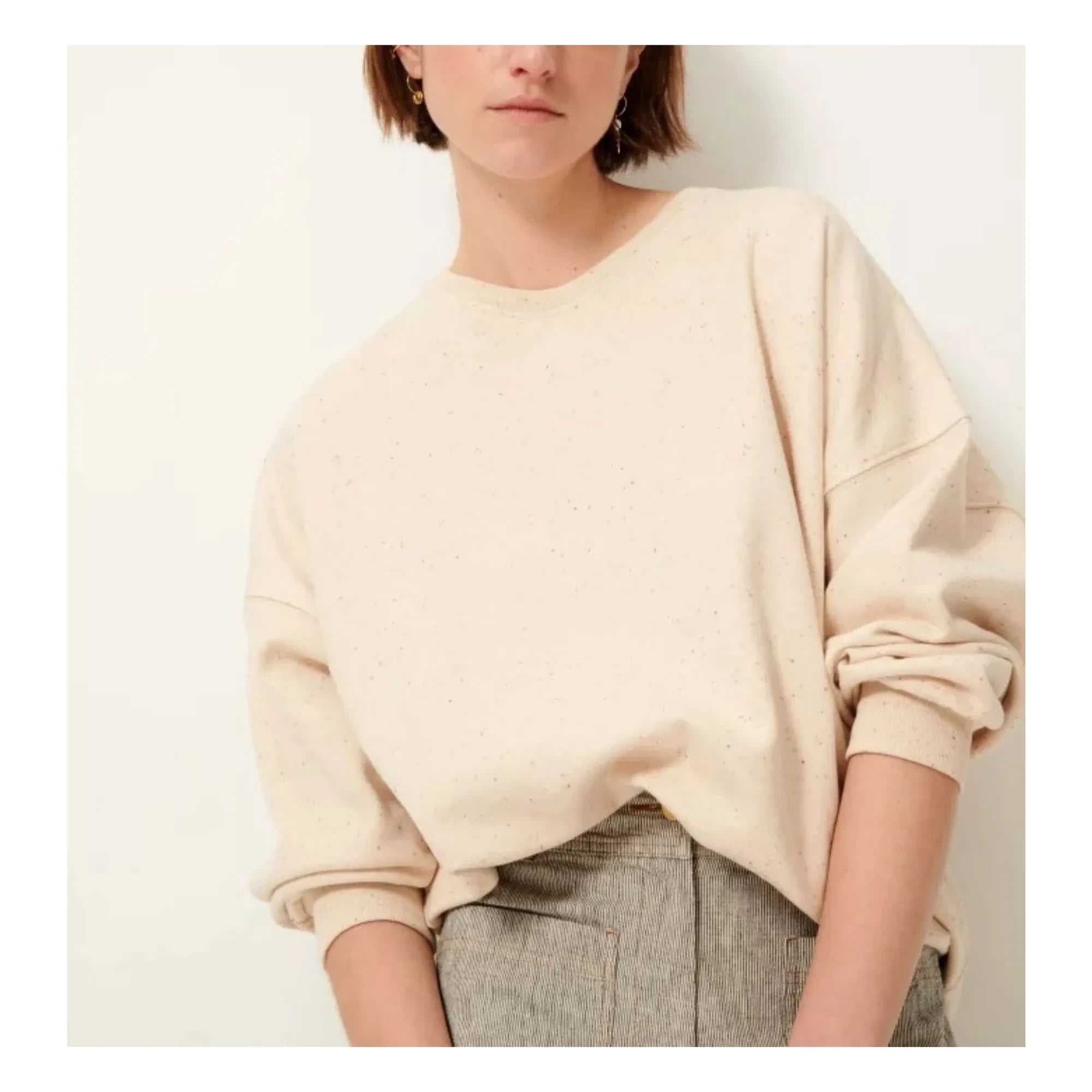 Sessùn – Oversize-Sweatshirt Chebbi | Ecru