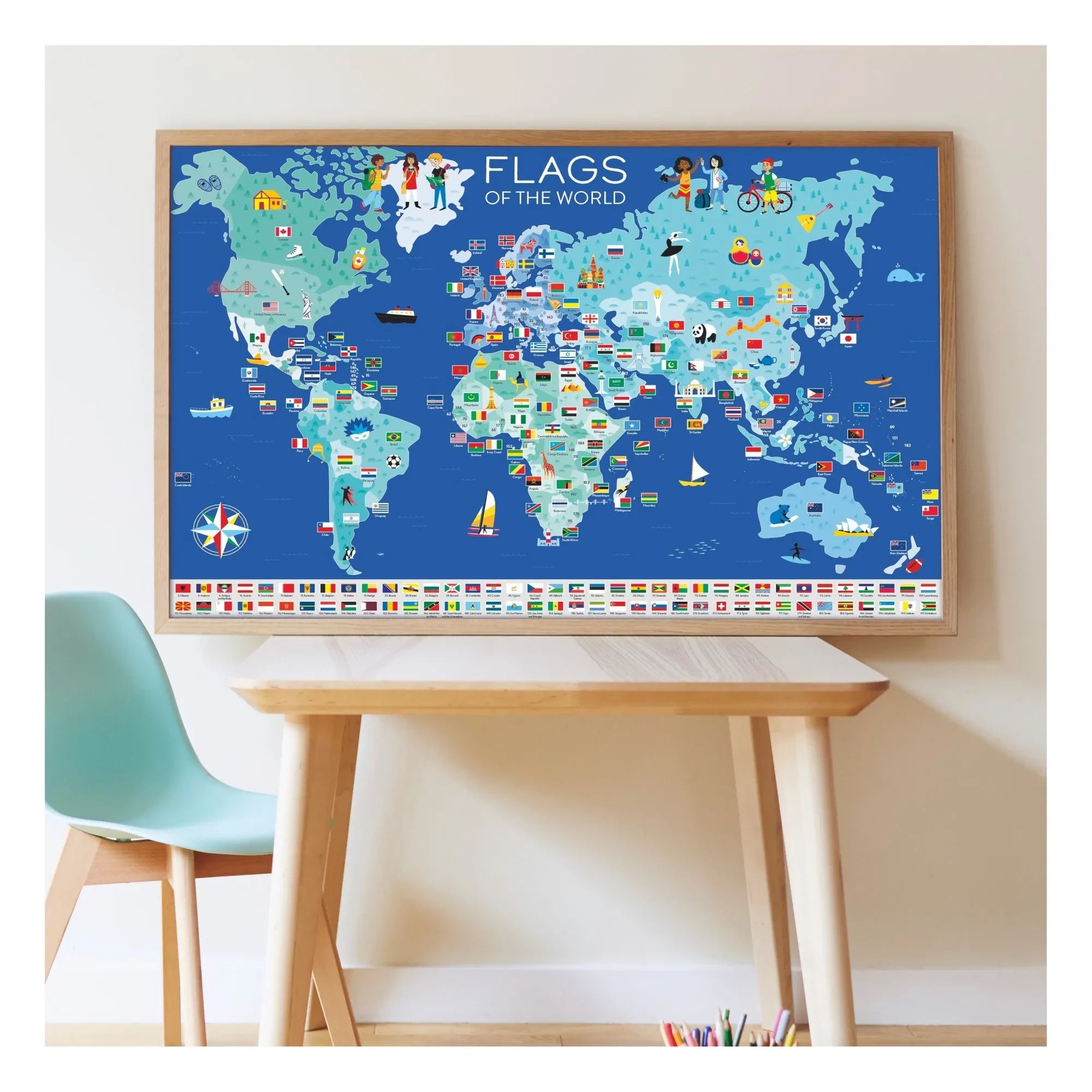 Poppik – Flaggenposter + Aufkleber