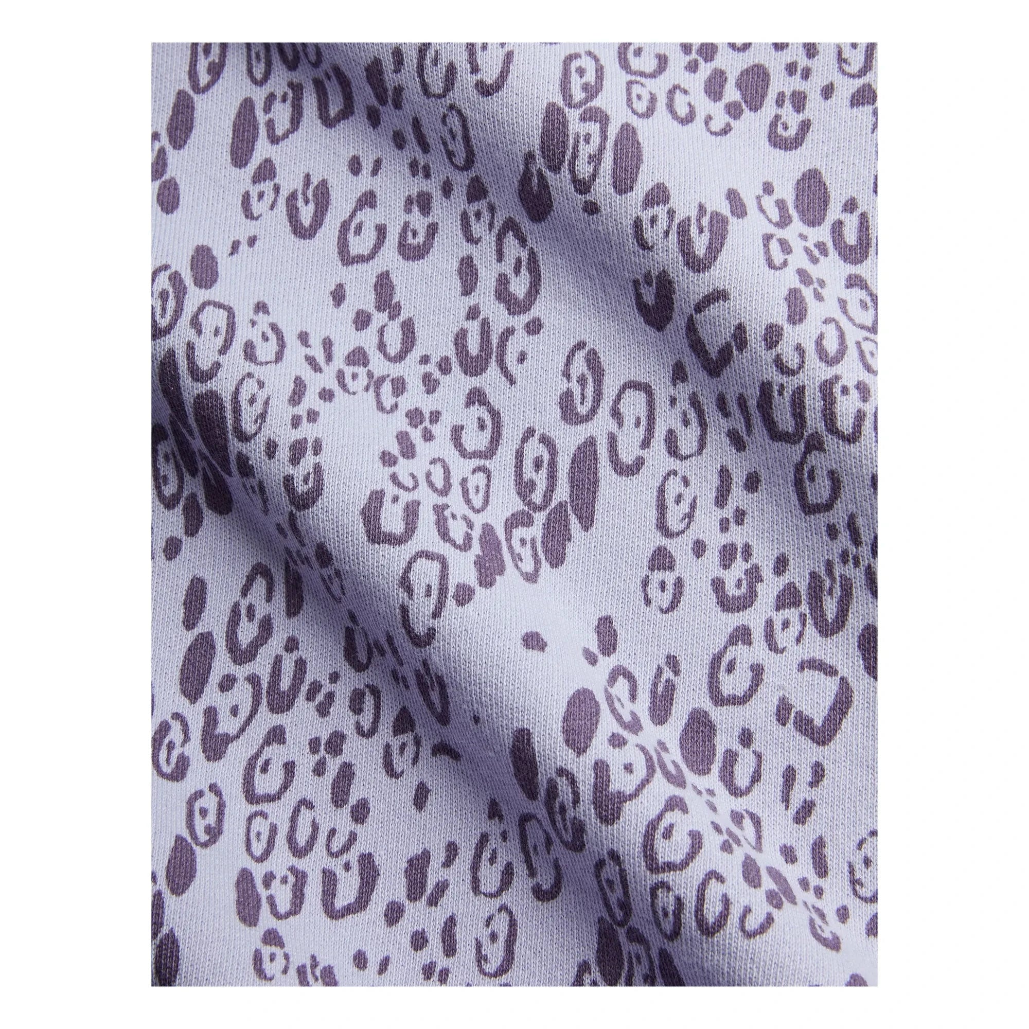 Mini Rodini - Sweatshirt aus Bio-Baumwolle mit Leopardenmuster | Lila
