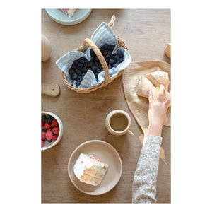 Soft Spot - Cottage Handtücher aus Bio-Baumwolle - 3er Set | Blau