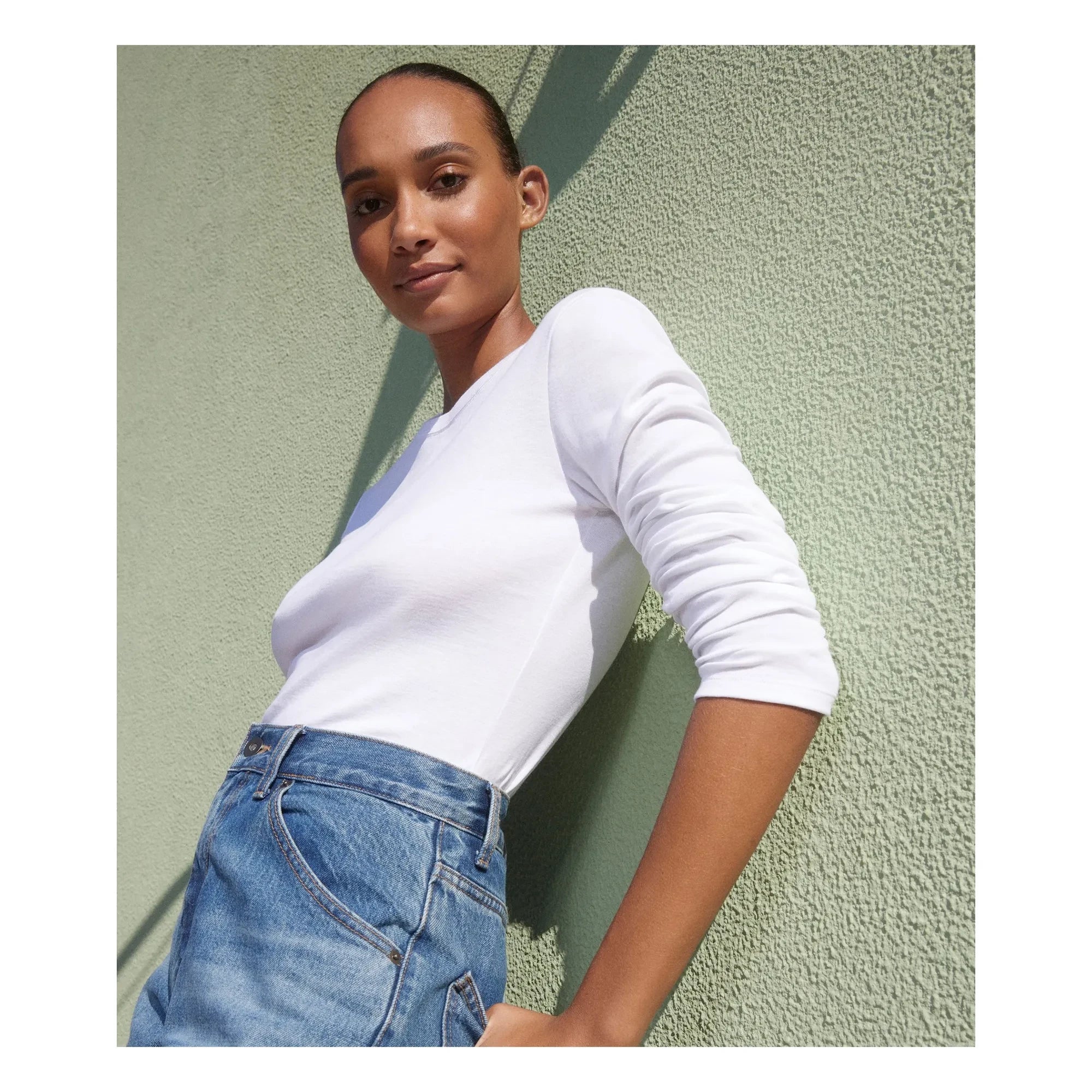 Petit Bateau - Das ikonische Langarmshirt - Damenkollektion | Weiß