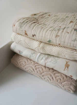 Cam Cam - Woodland Musselin-Decke | Ecru