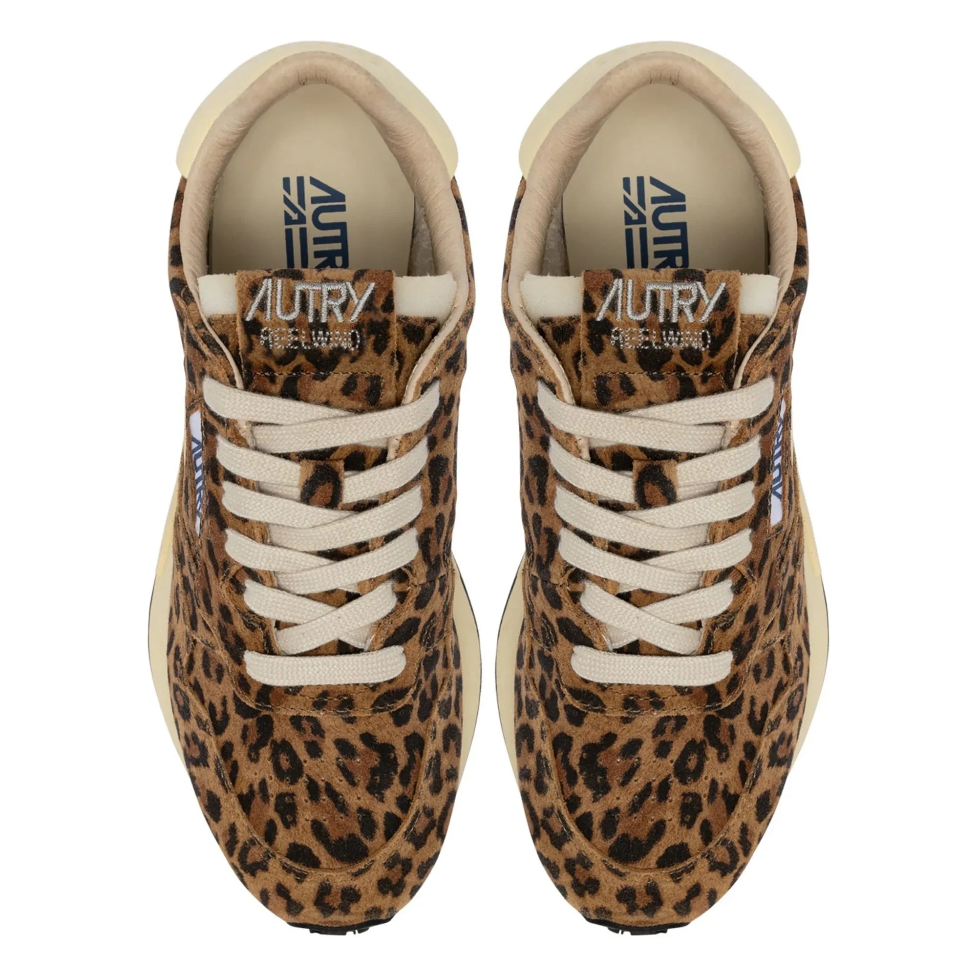 Autry - Reelwind Leopard Wildleder Sneakers | Braun
