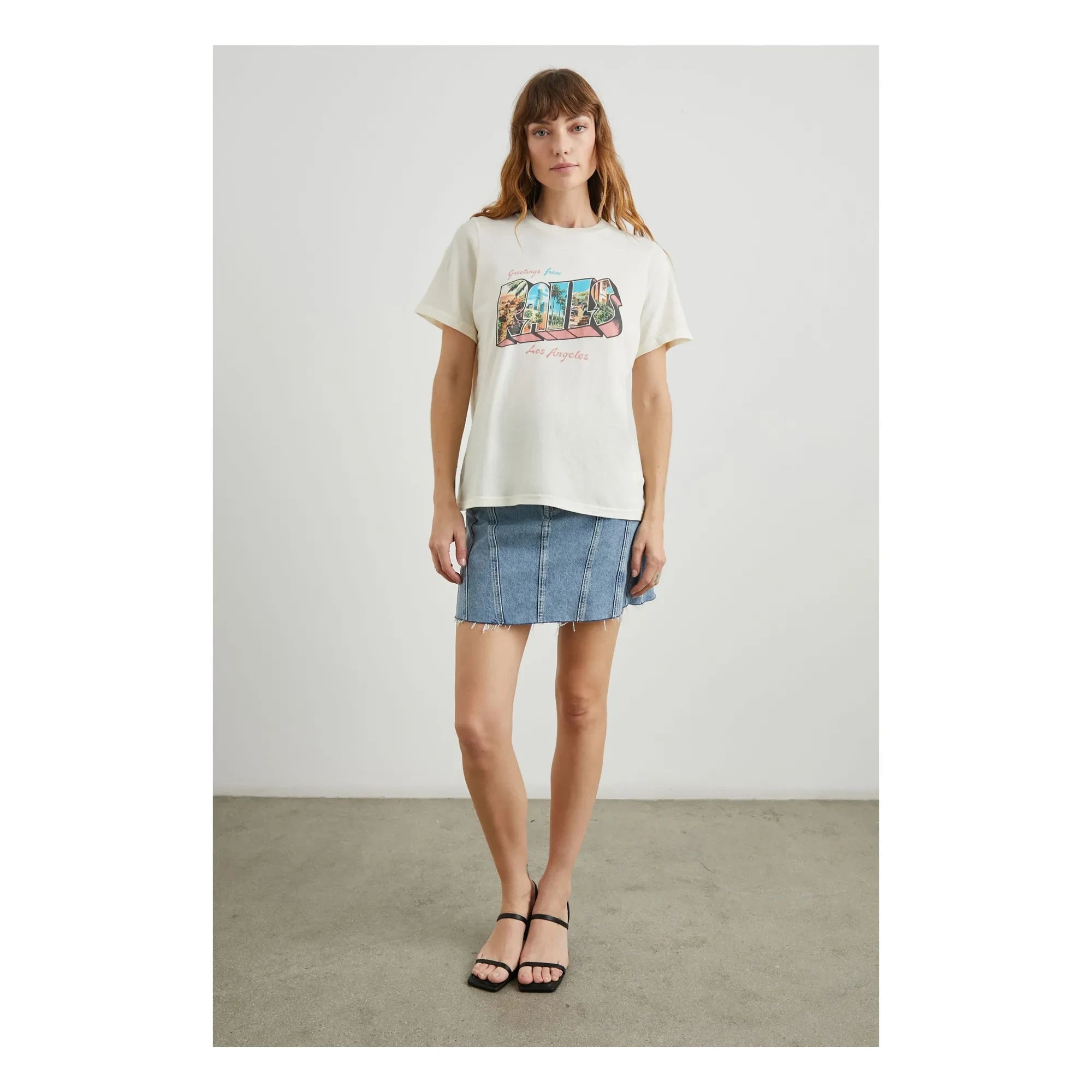 Rails - Boyfriend T-Shirt | Weiß