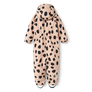 Liewood - Maddy Leopard Skianzug aus recycelten Fasern | Hellrosa