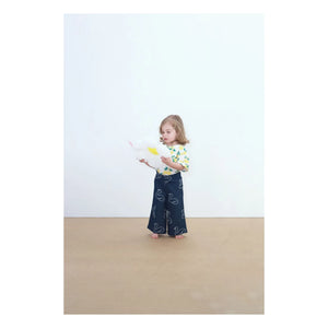 Tinycottons - Orange Bio-Baumwoll-T-Shirt | Weiß