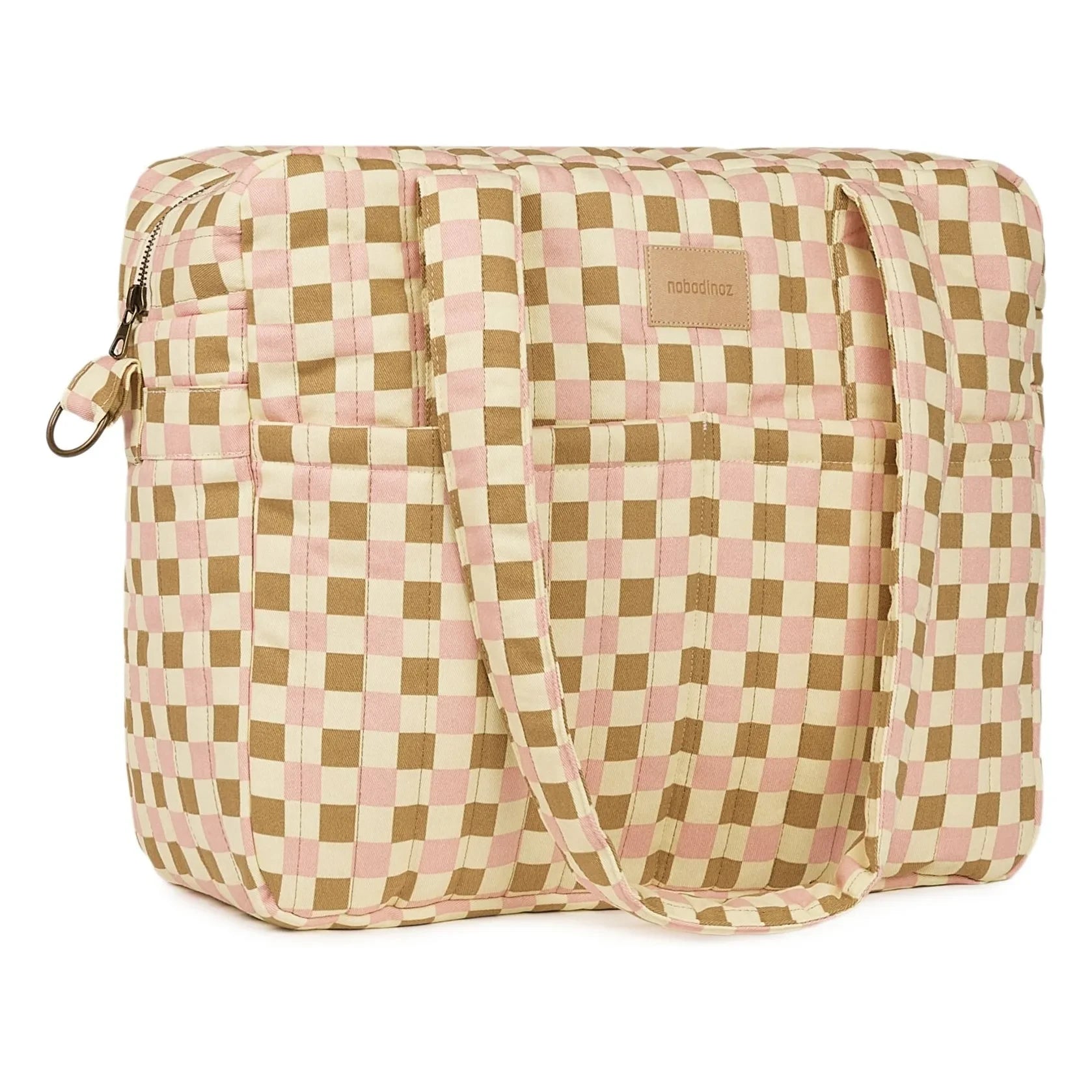 Nobodinoz - Hyde Park Mosaic Wickeltasche | Rosa
