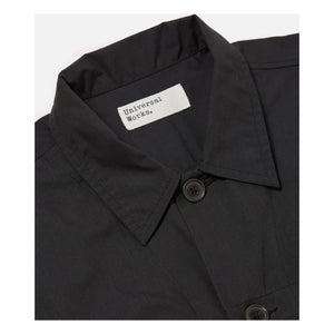 Universal Works - Overshirt aus recycelten Fasern | Schwarz