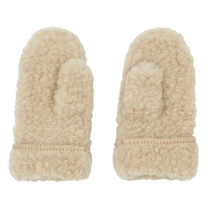 Alwero - Shearling-Handschuhe | Beige