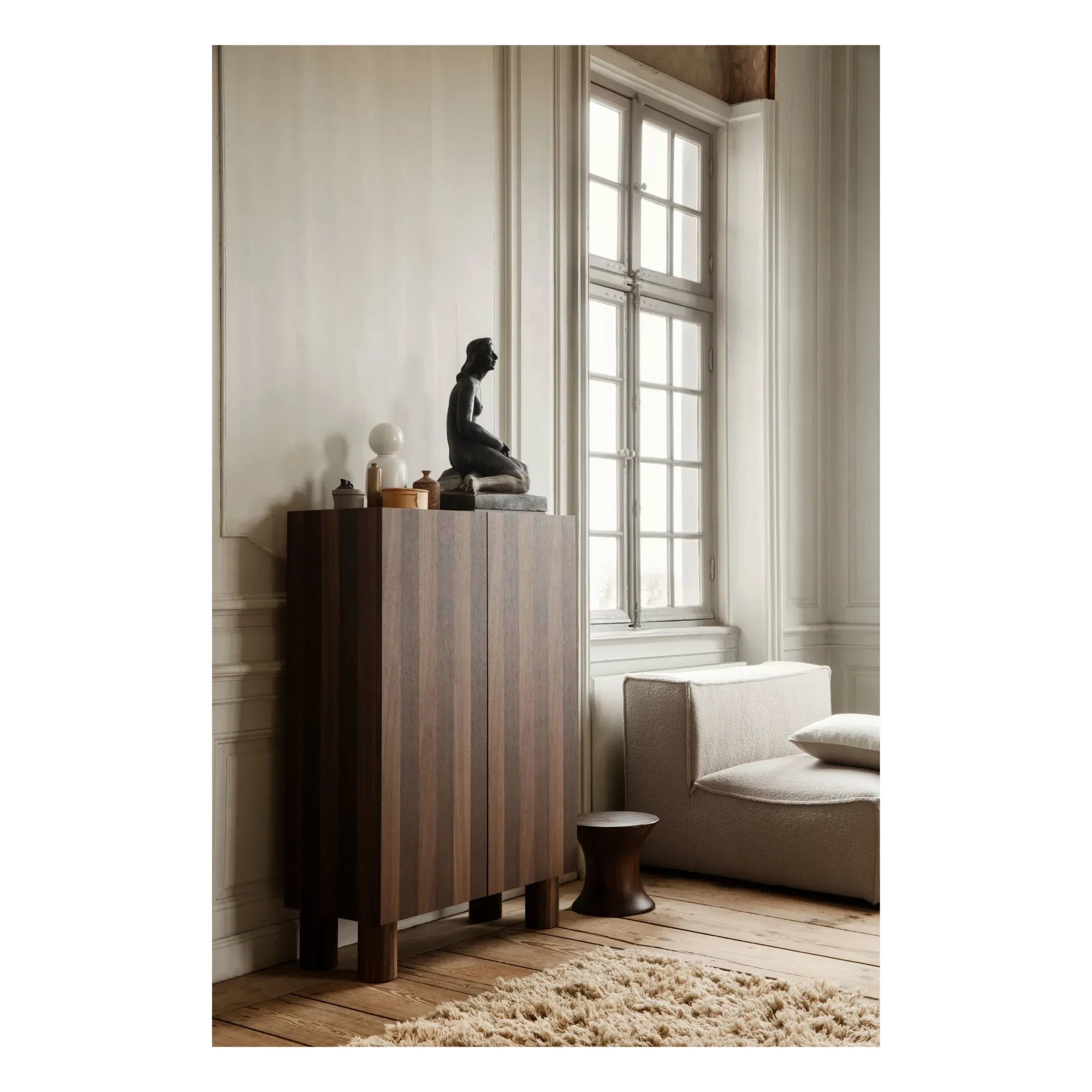 Ferm Living - Post Holzkonsole - FSC | Geräucherte Eiche