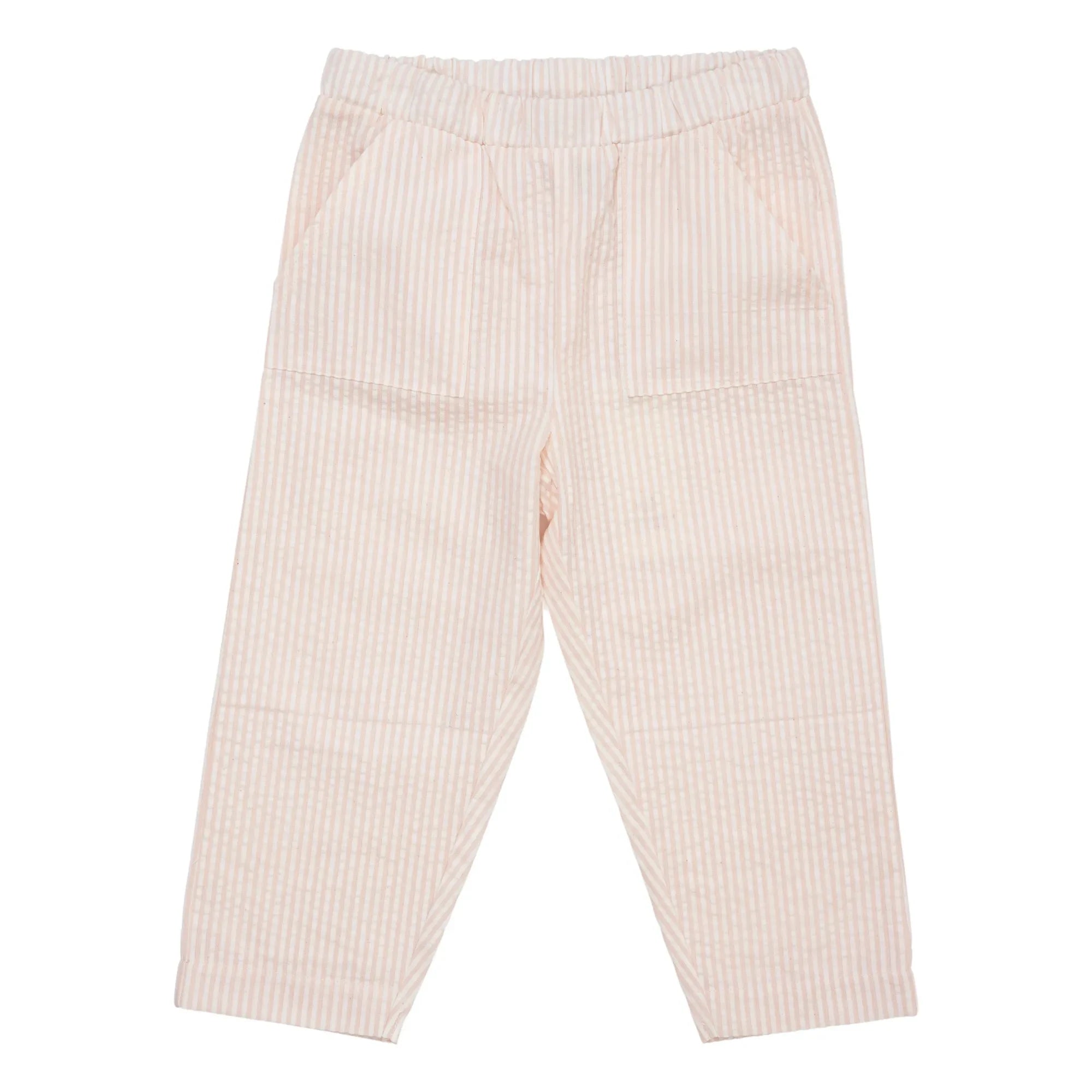 Copenhagen Colors – Seersucker-Hose | Creme