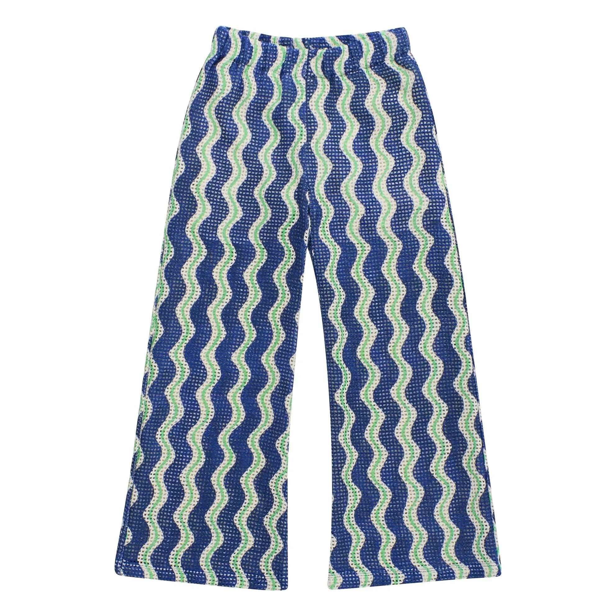 Maison Mangostan - Dalga Häkelhose | Blau