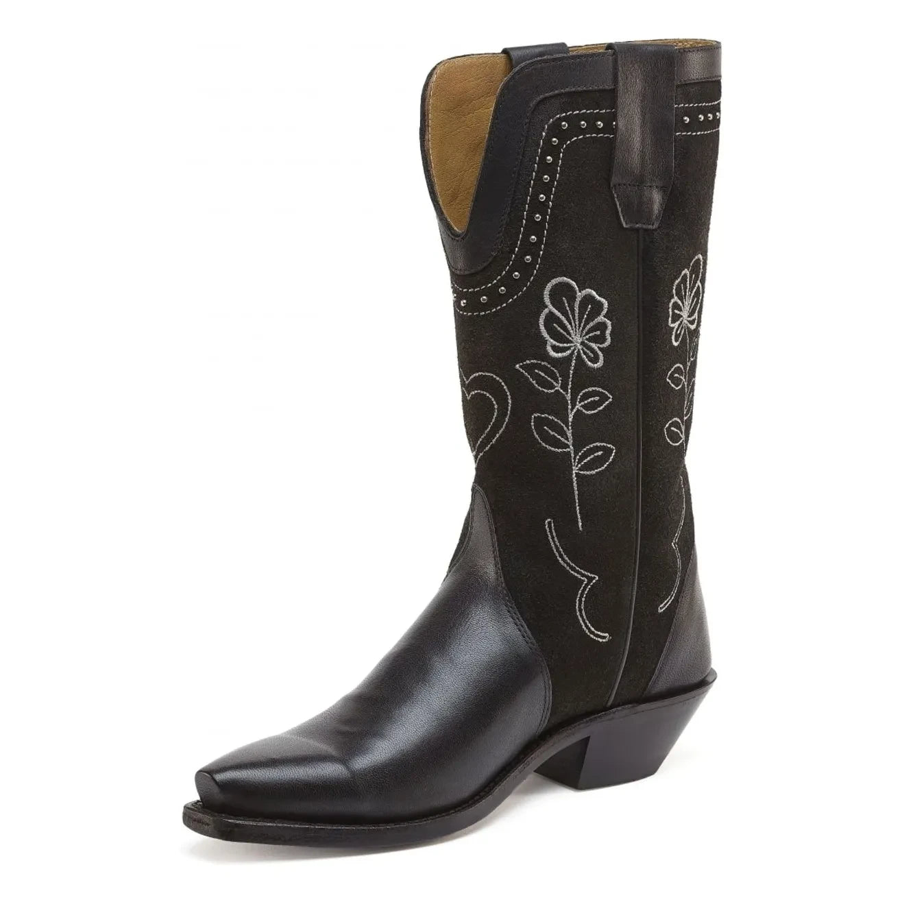 Bootstock - Santiags Haily Wildleder Nieten | Schwarz