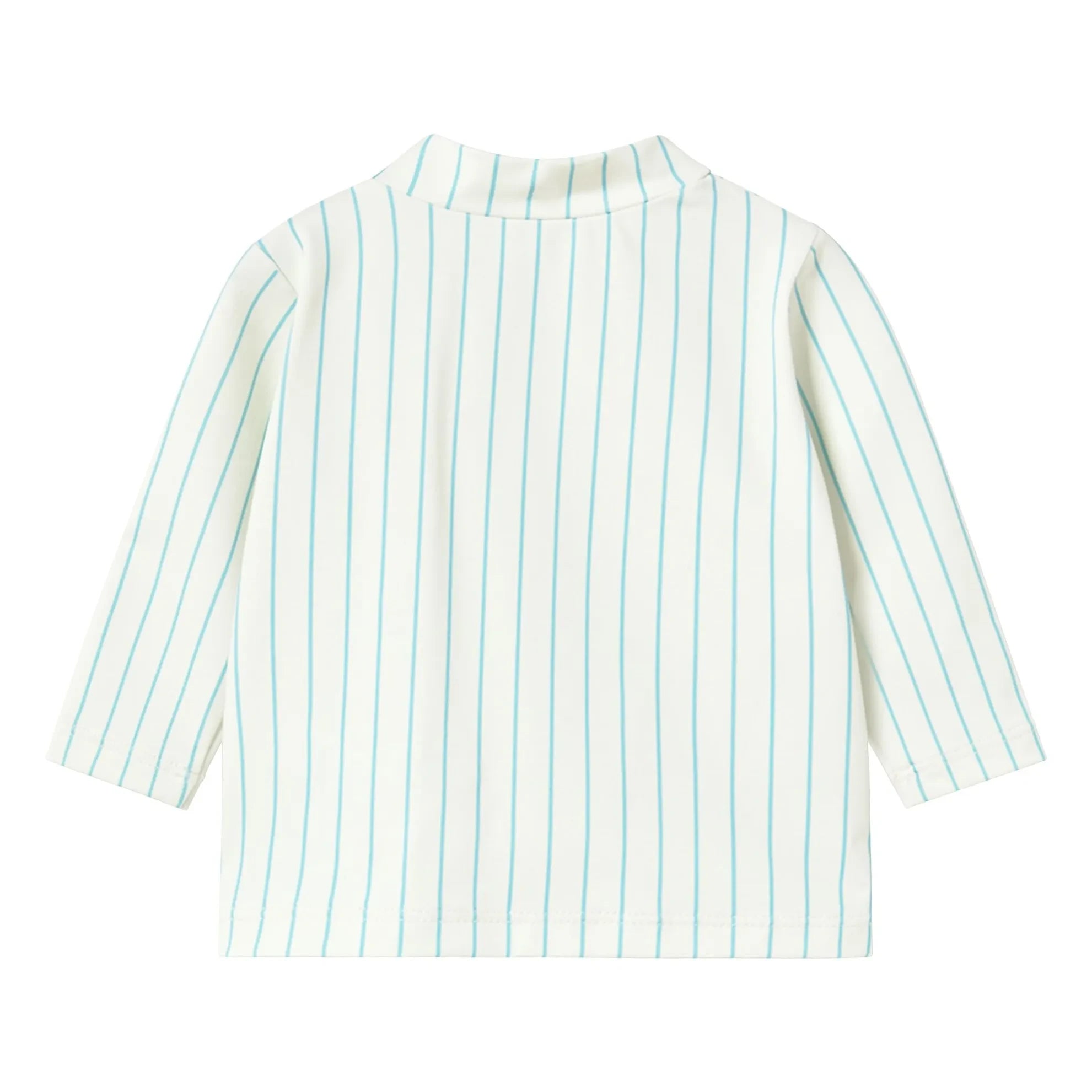 Tinycottons - Gestreiftes UV-Schutz-Badeshirt | Hellblau
