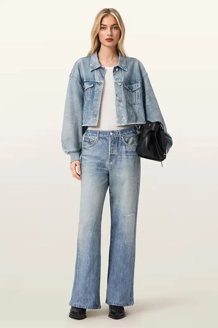 AllSaints ANDERS Denim Ceket