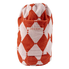 Jera Mini - Rosa | Losanges Terrycloth Taschen-Rucksack