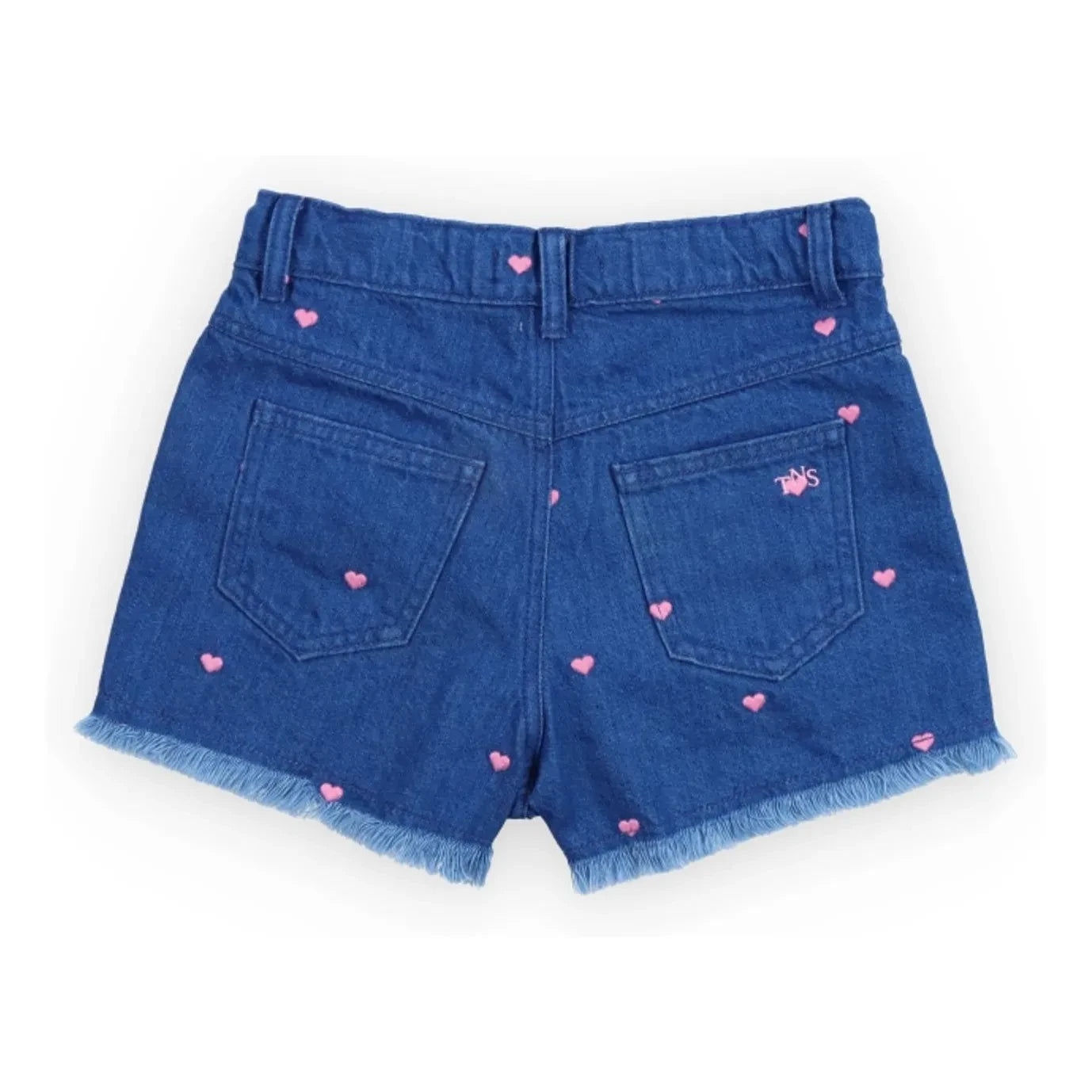the new society - Jeans-Shorts Lys Cœurs | Blau