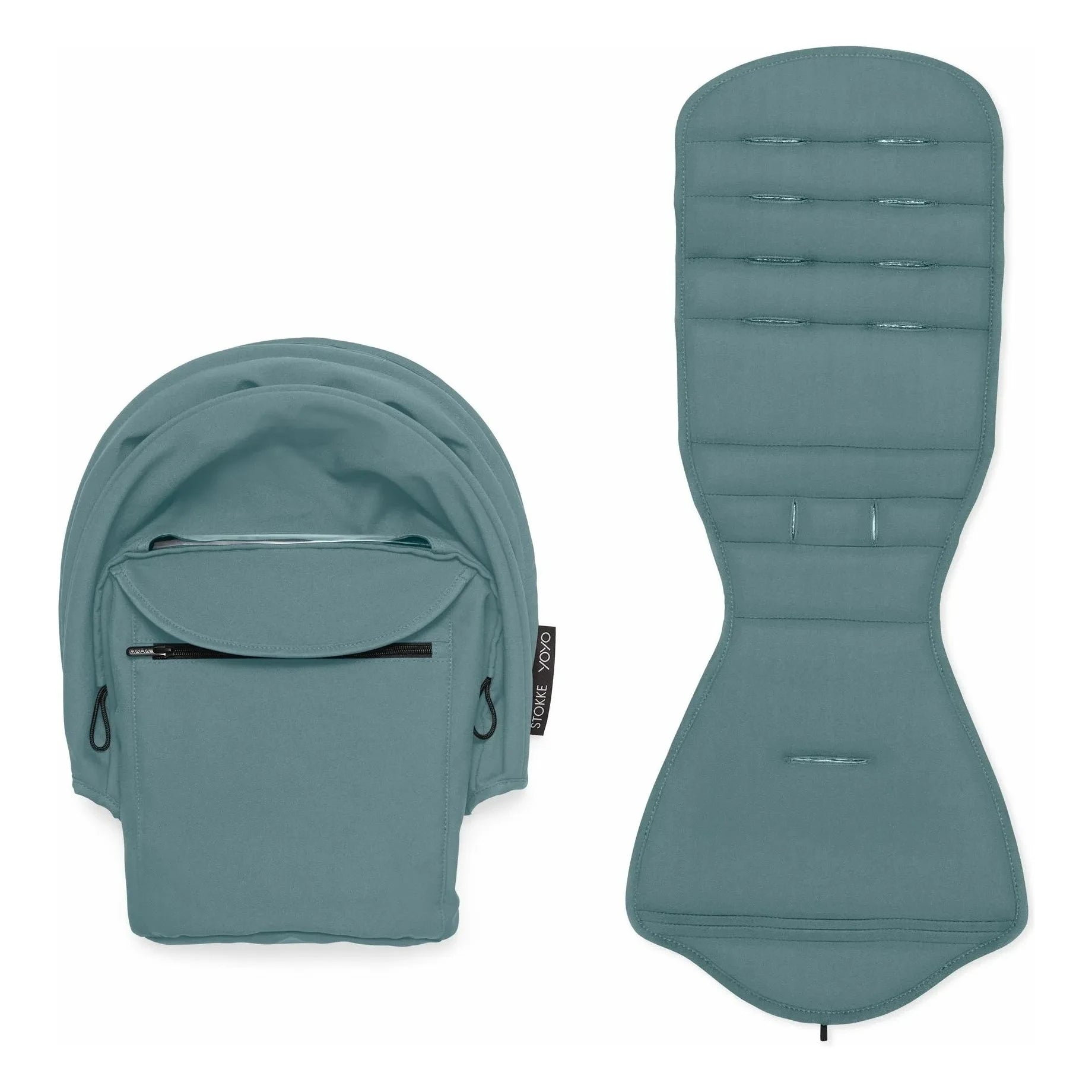 Stokke® - YOYO³ 6+ Kinderwagen schwarzer Rahmen | Aqua