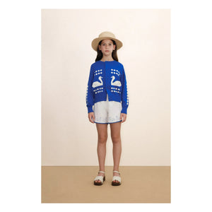 Tinycottons - Swans Cardigan | Blau