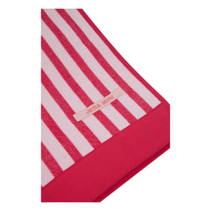 Jera Mini - Gestreiftes Strandtuch | Rosa