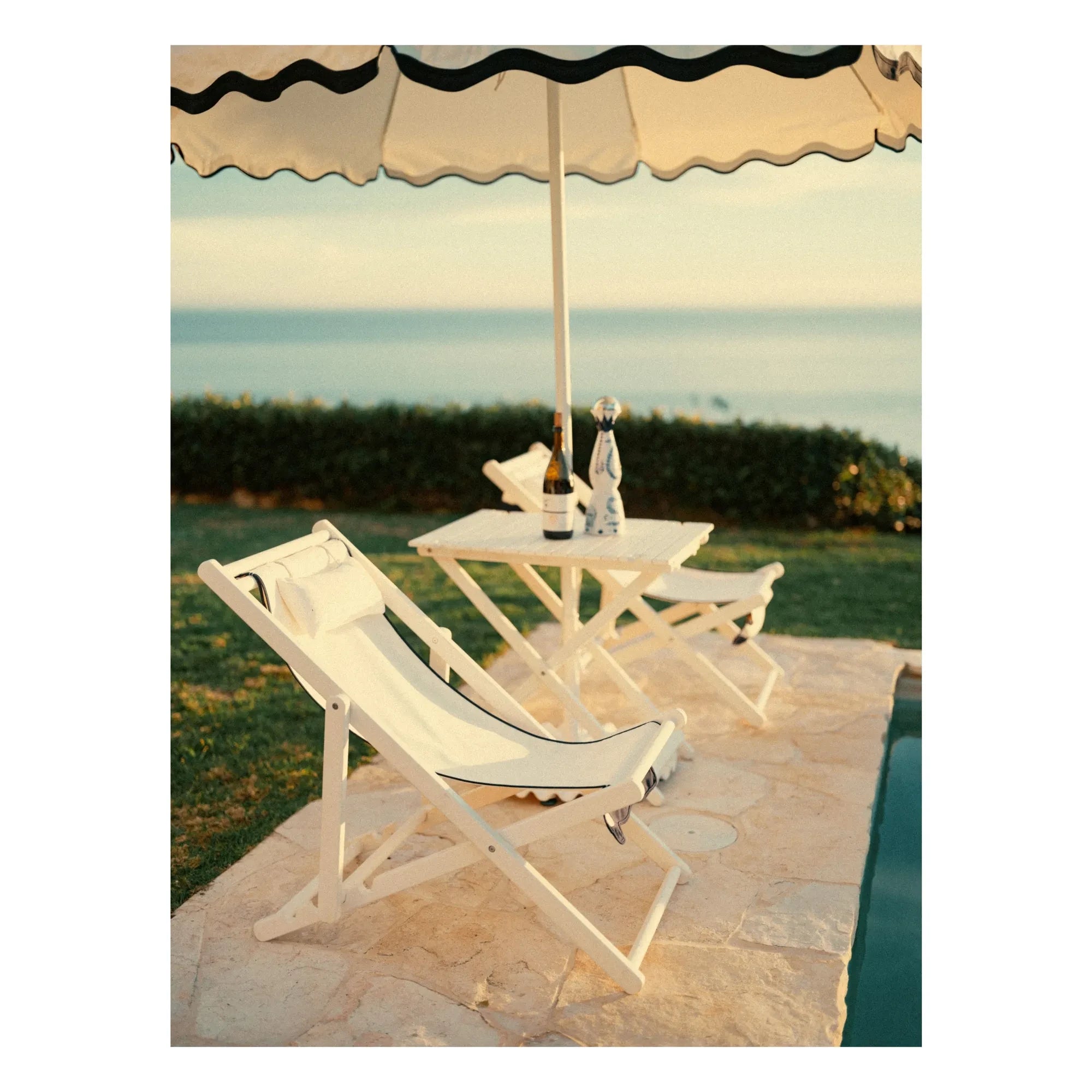 Business & Pleasure Co. - Sling Liegestuhl | Weiß
