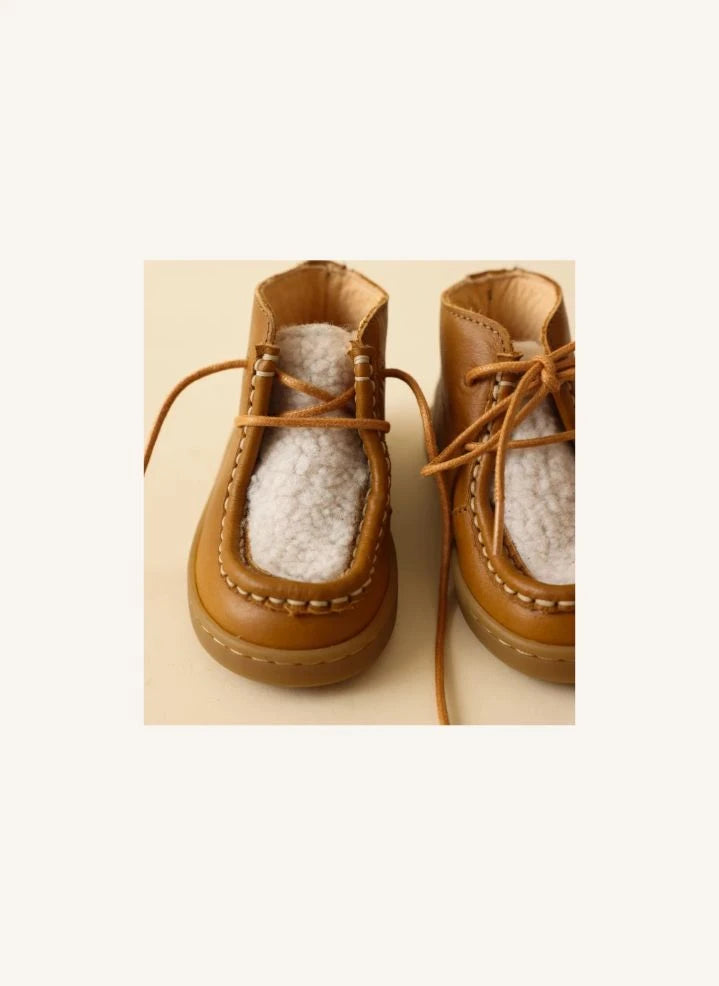 Lazare - Octave Gepolsterter Erste-Schritte-Schuh | Camel