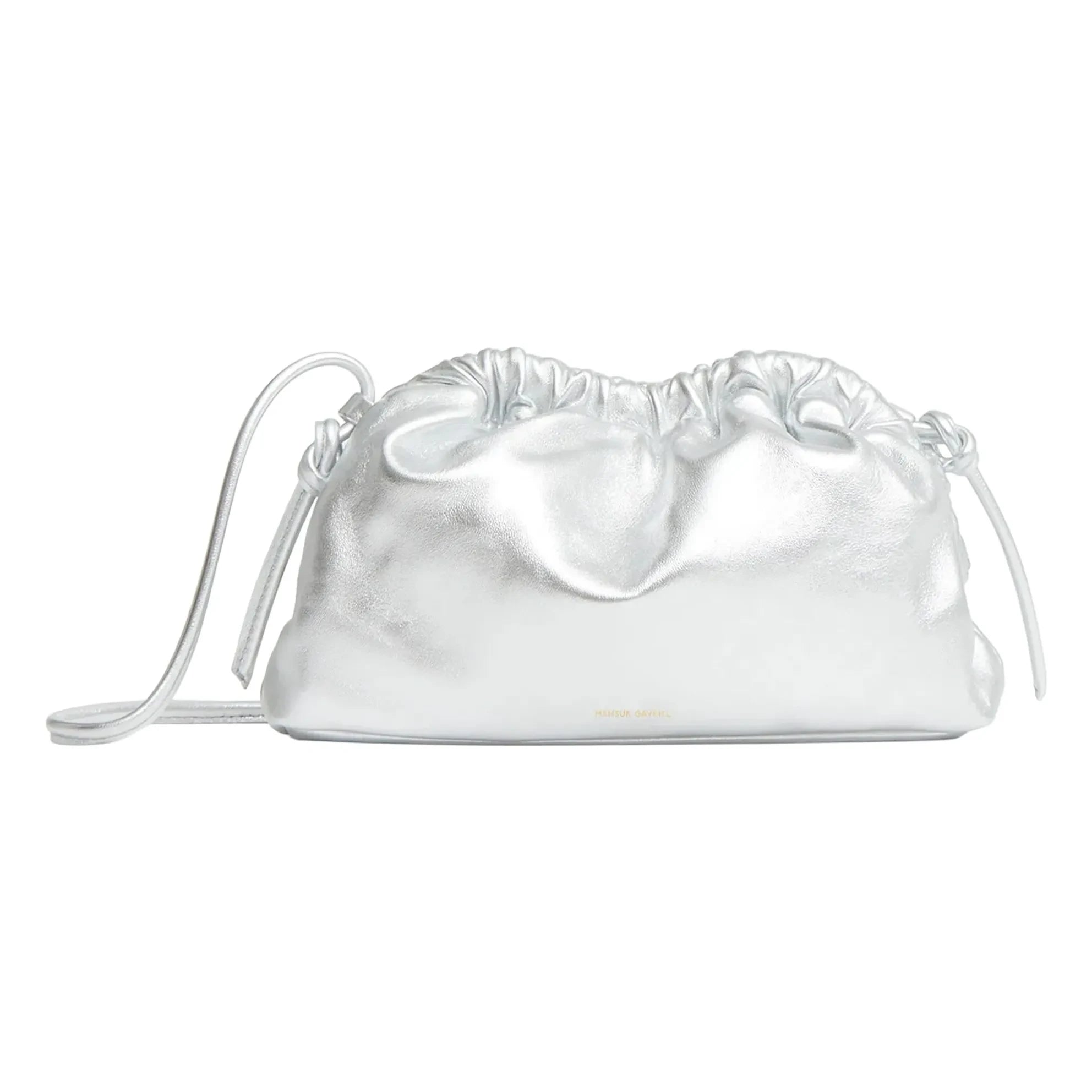 Mansur Gavriel - Mini Tasche Cloud Clutch | Silber
