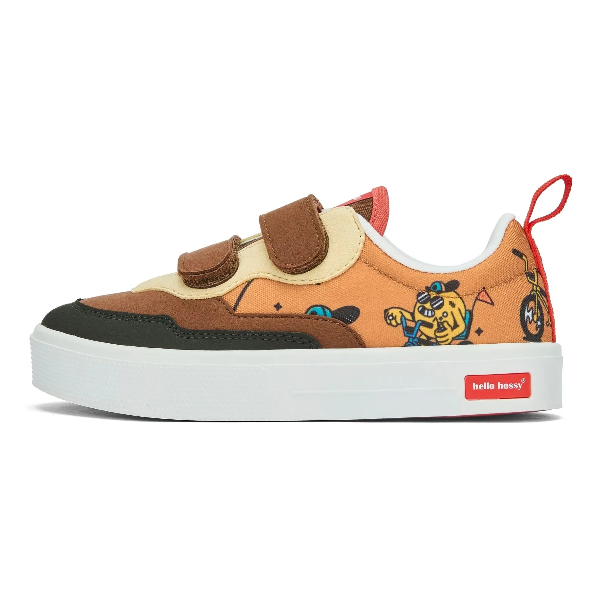 Hello Hossy - Mascots Ride Comic-Sneaker | Braun