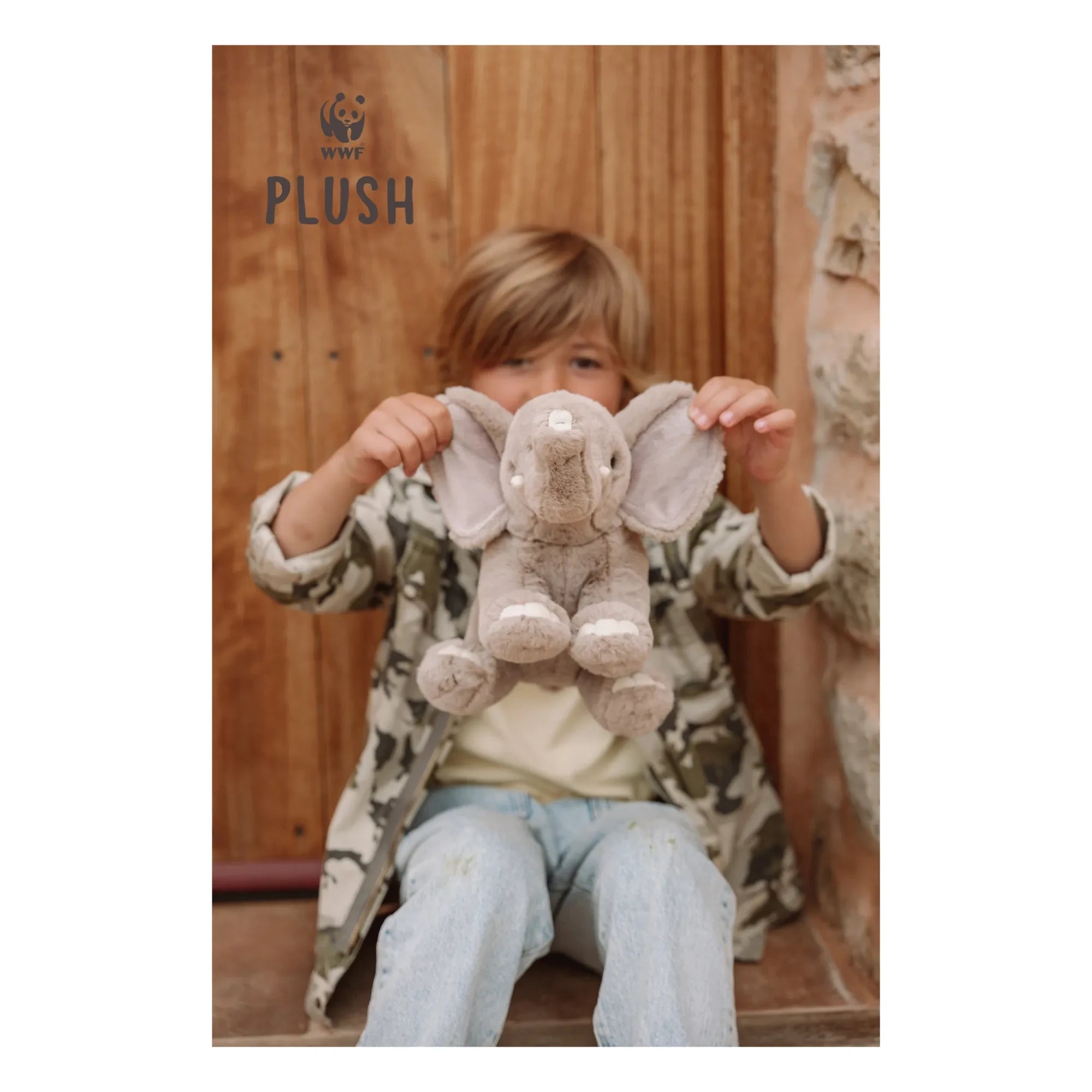 Bon Ton Toys - Eco Fil Plüschtier | Grau