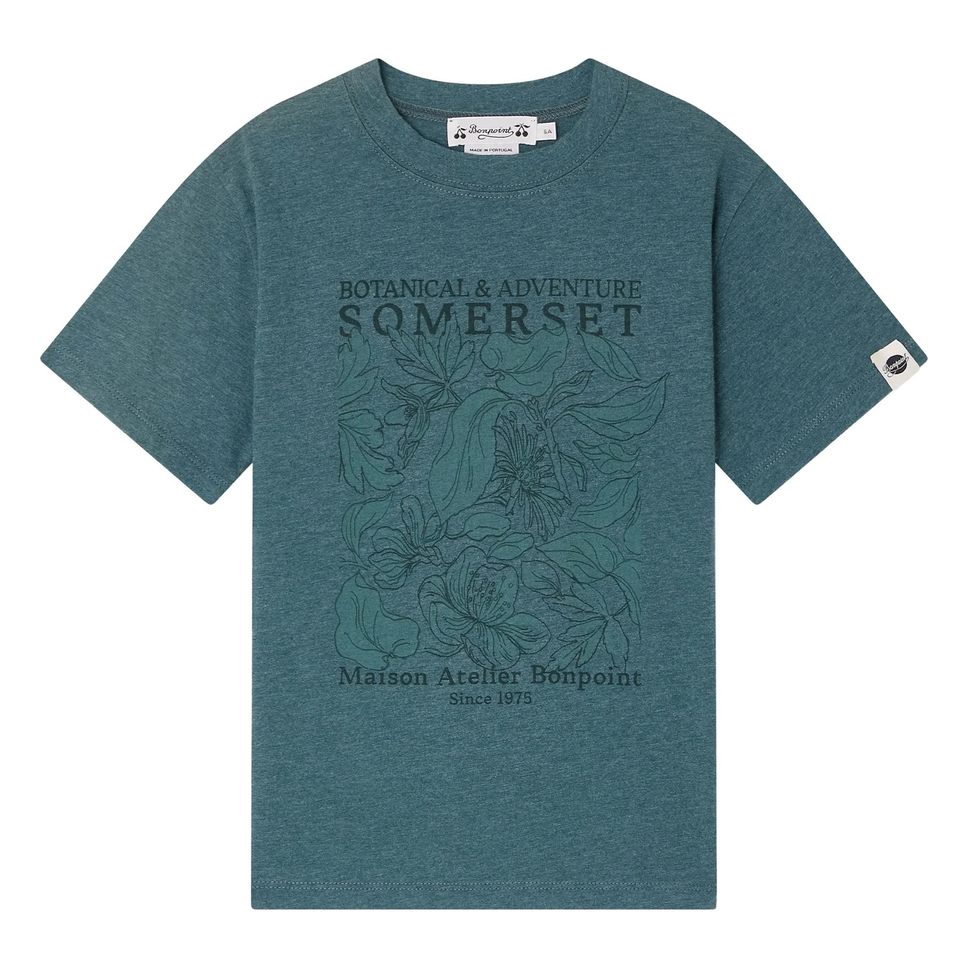 Bonpoint - Thibald T-Shirt aus Bio-Baumwolle | Peacock Blue