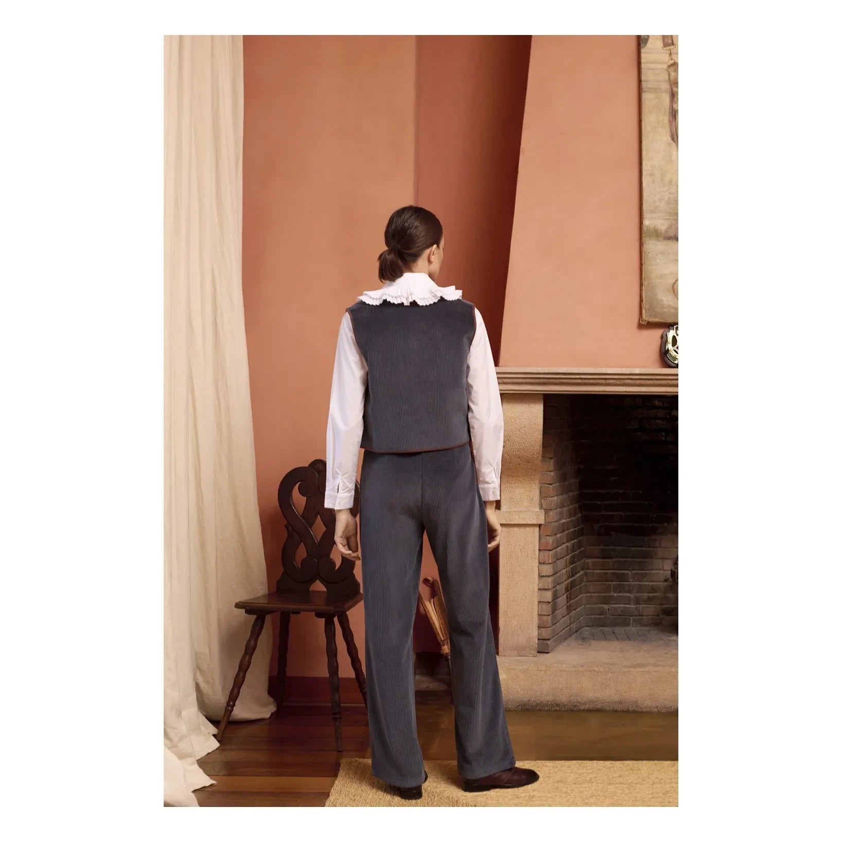 Maria de la Orden - Vienna Cotton Ceket | Lacivert