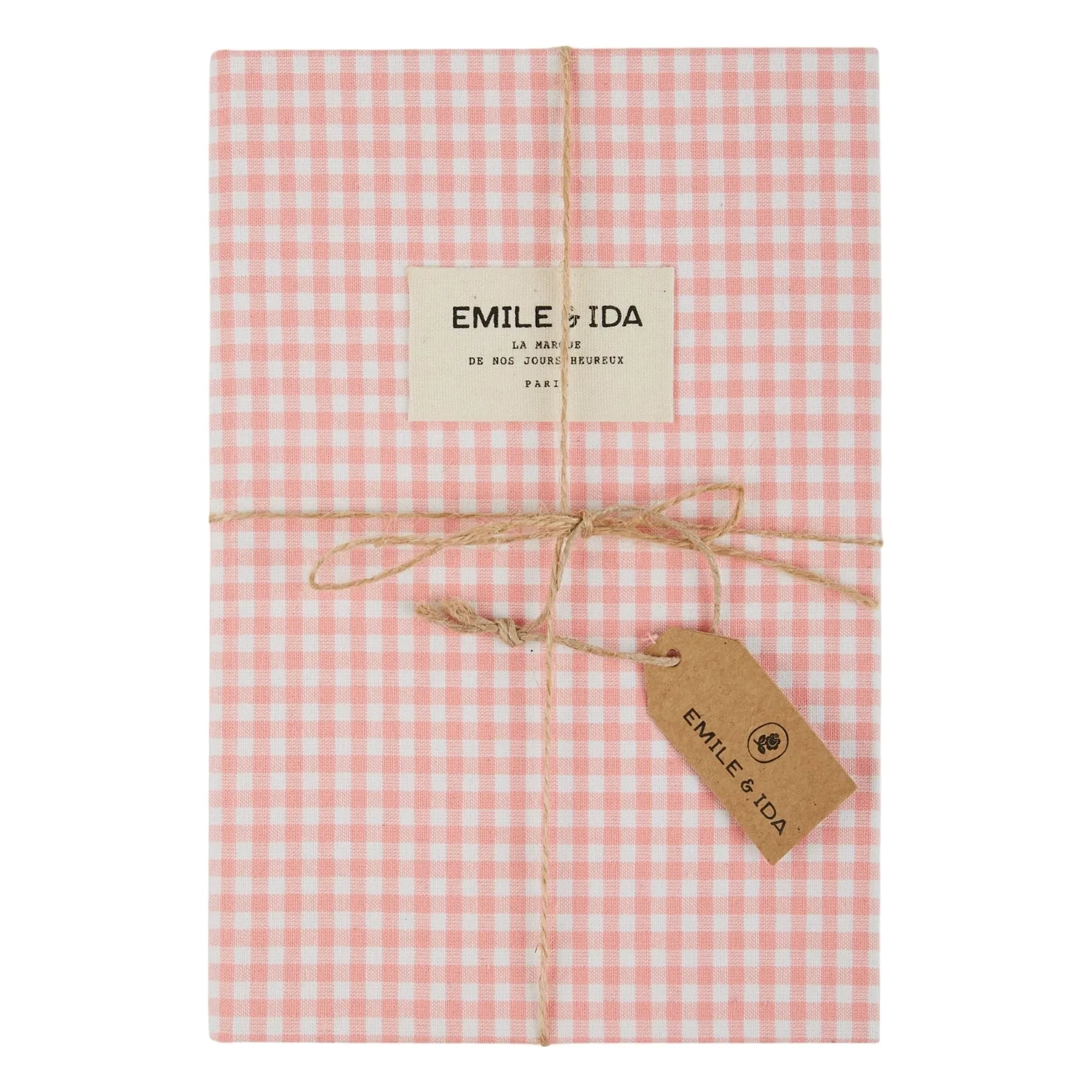 Emile et Ida - Vichy Notizbuch | Rosa