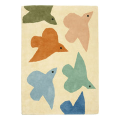Bleuu-studio - Vogel-Teppich | Blau