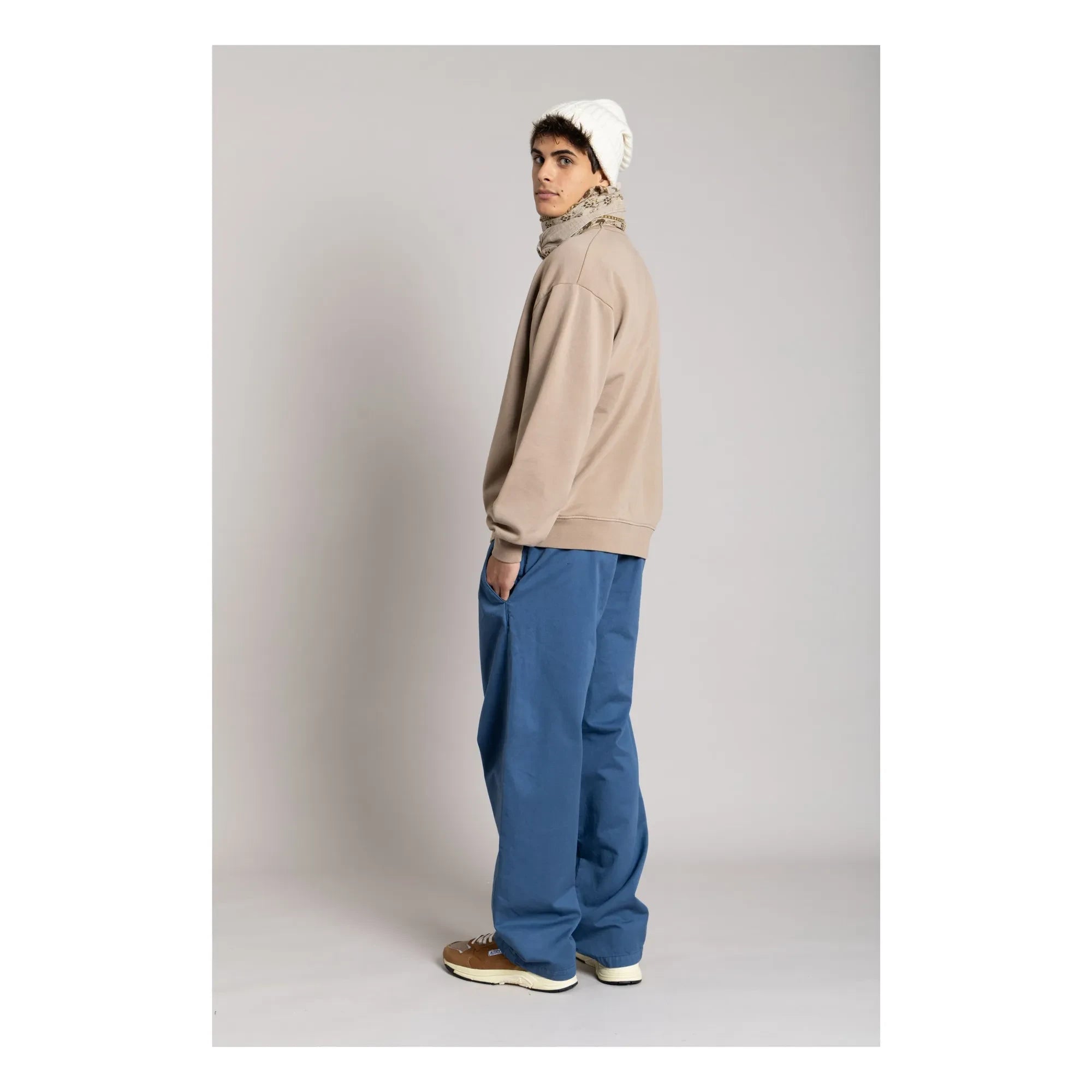 Smallable Man - Bond organik pamuk sweatshirt | Taupe brown