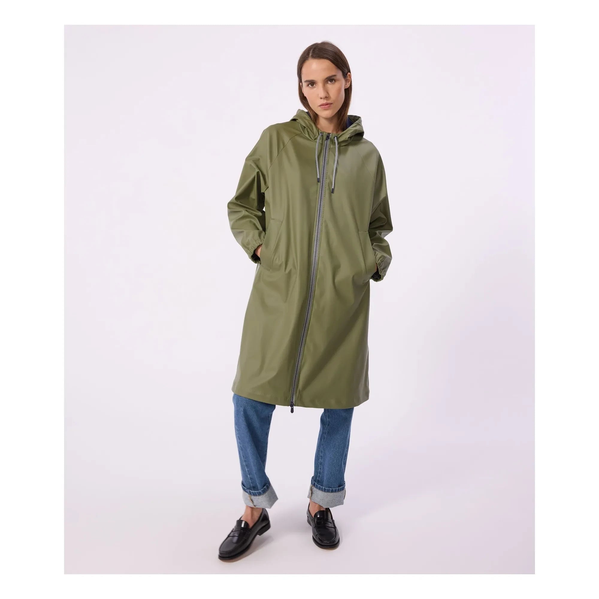 Petit Bateau - Recycelte Langfaser mit Wachseffekt | Khaki