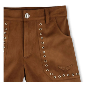 Zadig & Voltaire - Shorts mit Nietentaschen | Braun