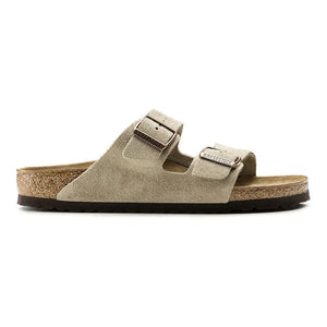 BIRKENSTOCK - Arizona Wildleder-Sandalen | Dunkelbeige-Braun