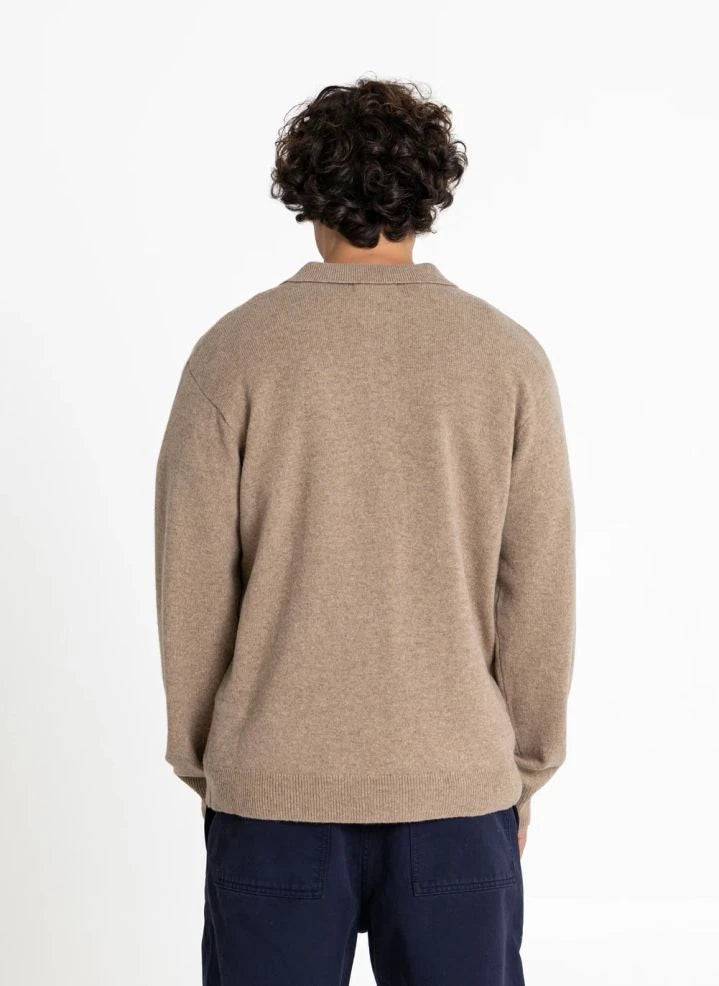 Smallable Man - Chopin Merinos-Wollpullover | Taupe Braun
