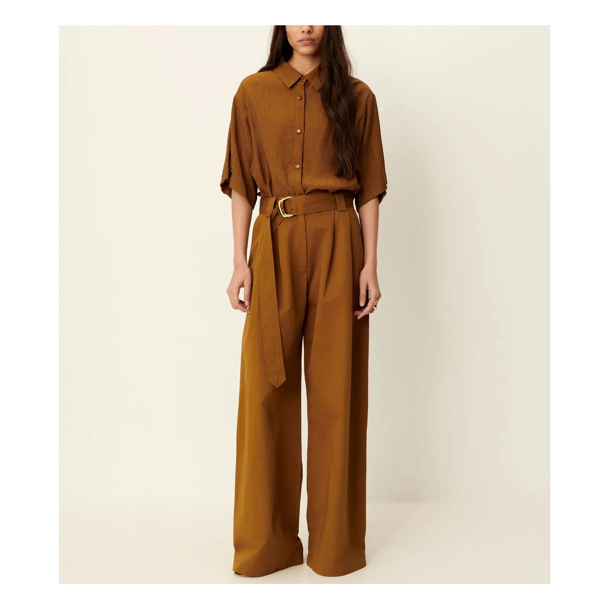Sessùn - Rive Baumwollhose | Bronze