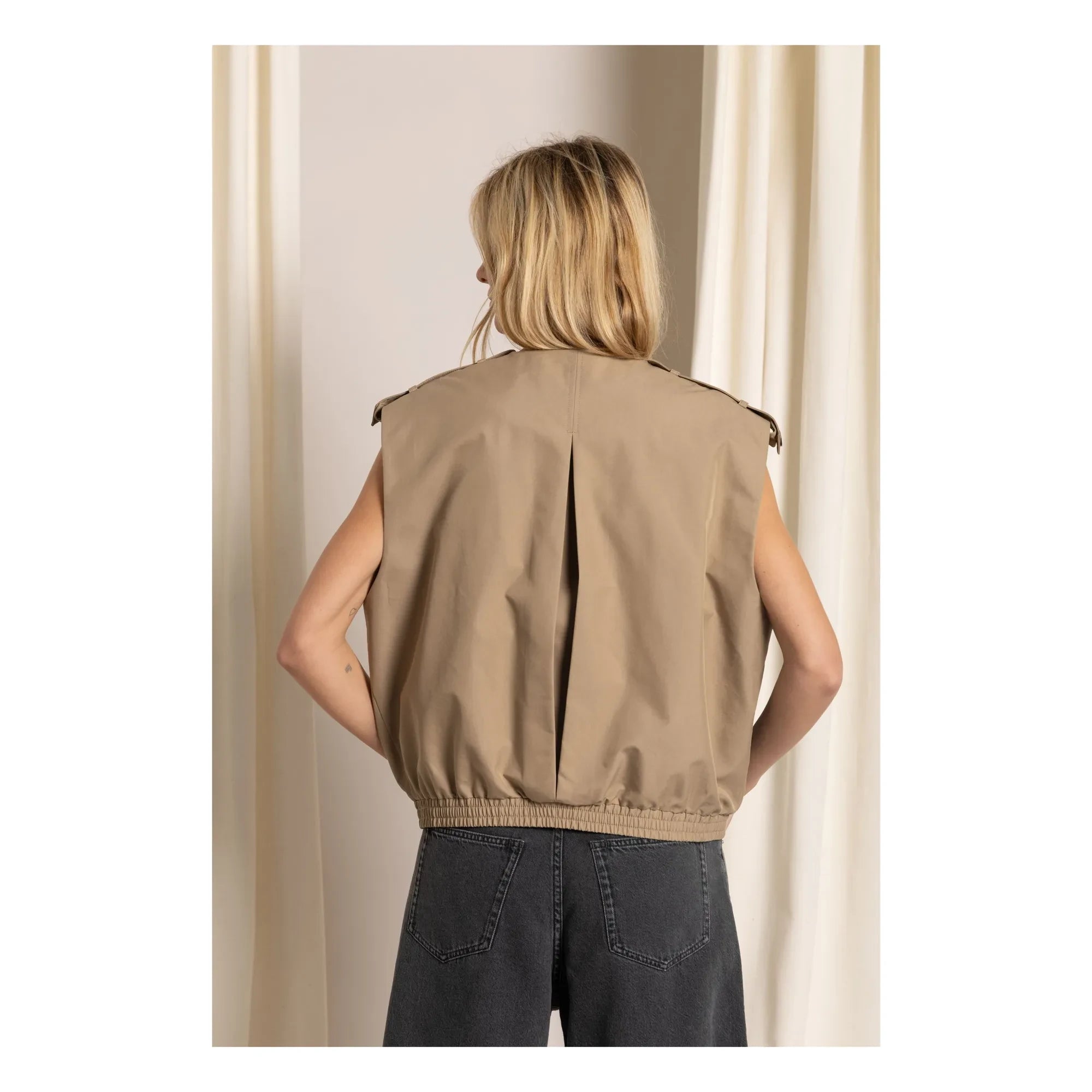 Smallable Woman - Savannah Ärmellose Jacke | Beige
