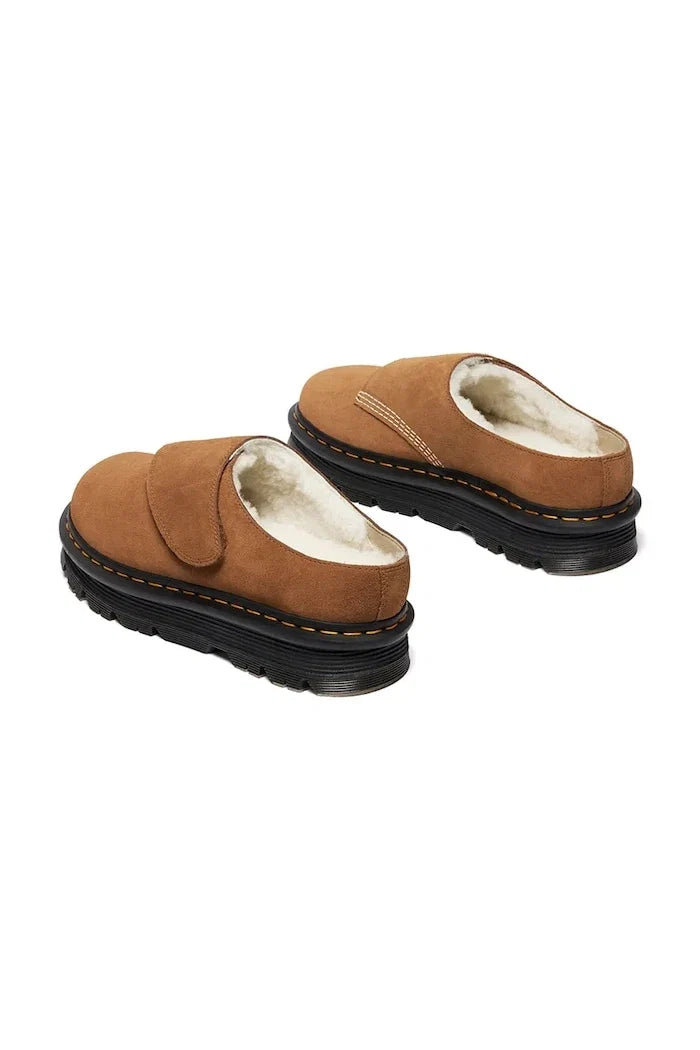Dr. Martens ZebZag AnyWair Sıcak Astarlı Deri Mule Terlik