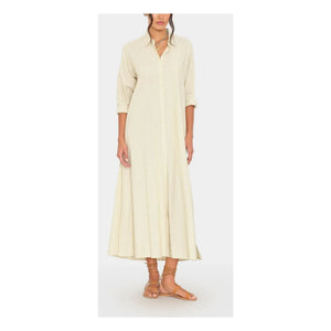 Xirena - Boden Gestreiftes Kleid | Citrin