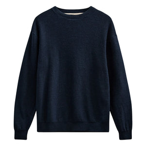 Anerkjendt - Akebbe Baumwoll Pullover | Dunkelblau